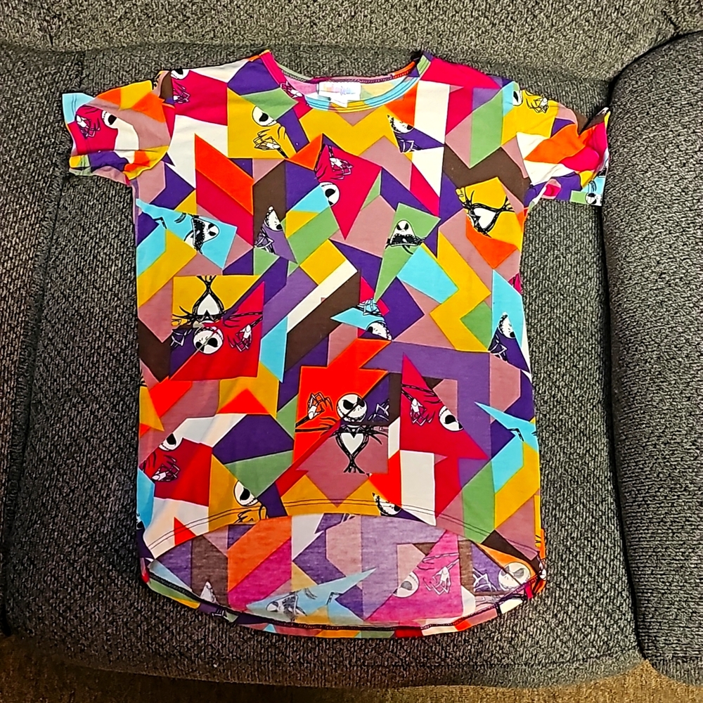Lularoe jack skellington girls top